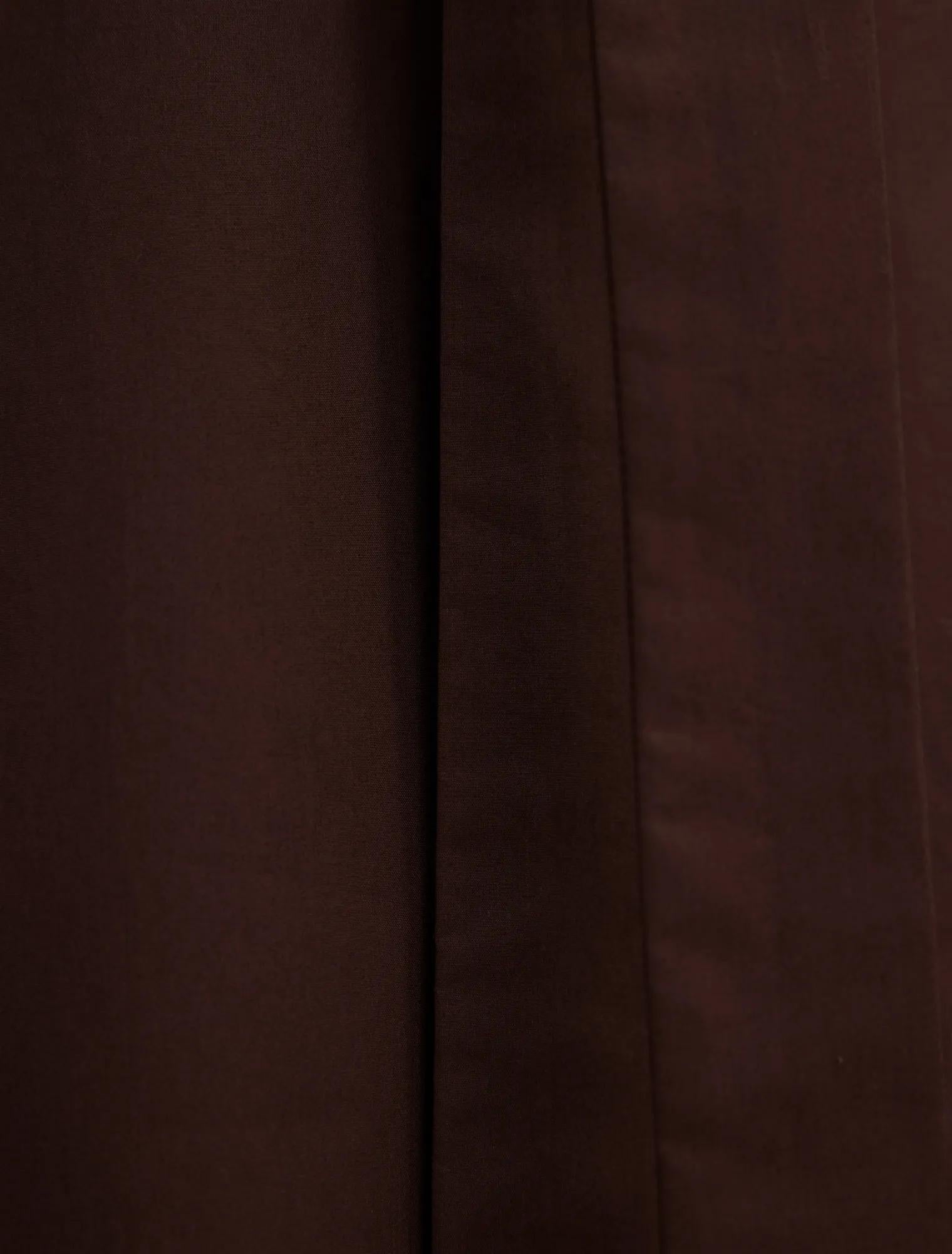 Madeleine Belted Midi Skirt Chocolate
