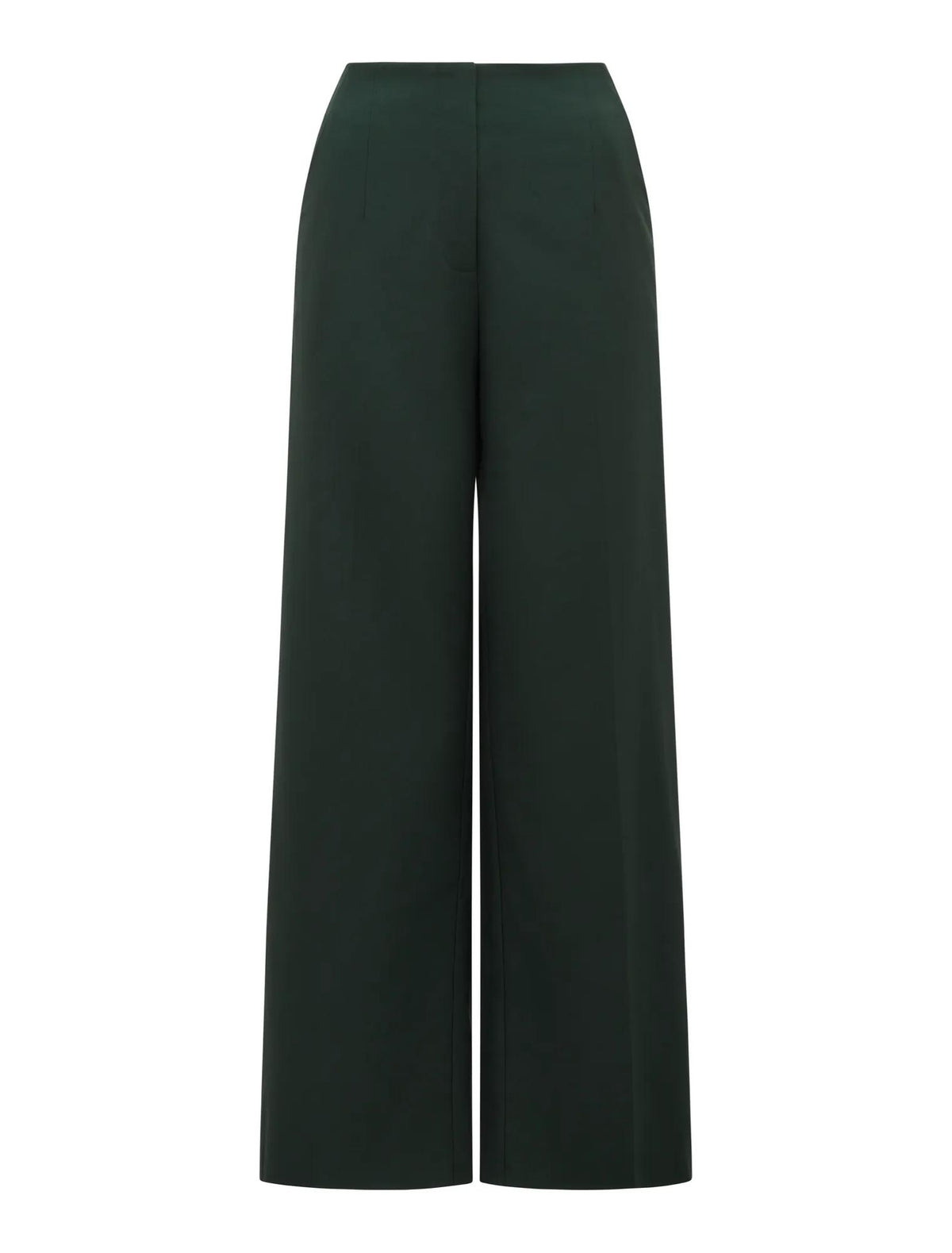 Frieda High Waist Wide Leg Pants Emerald Green Suit_mannequin