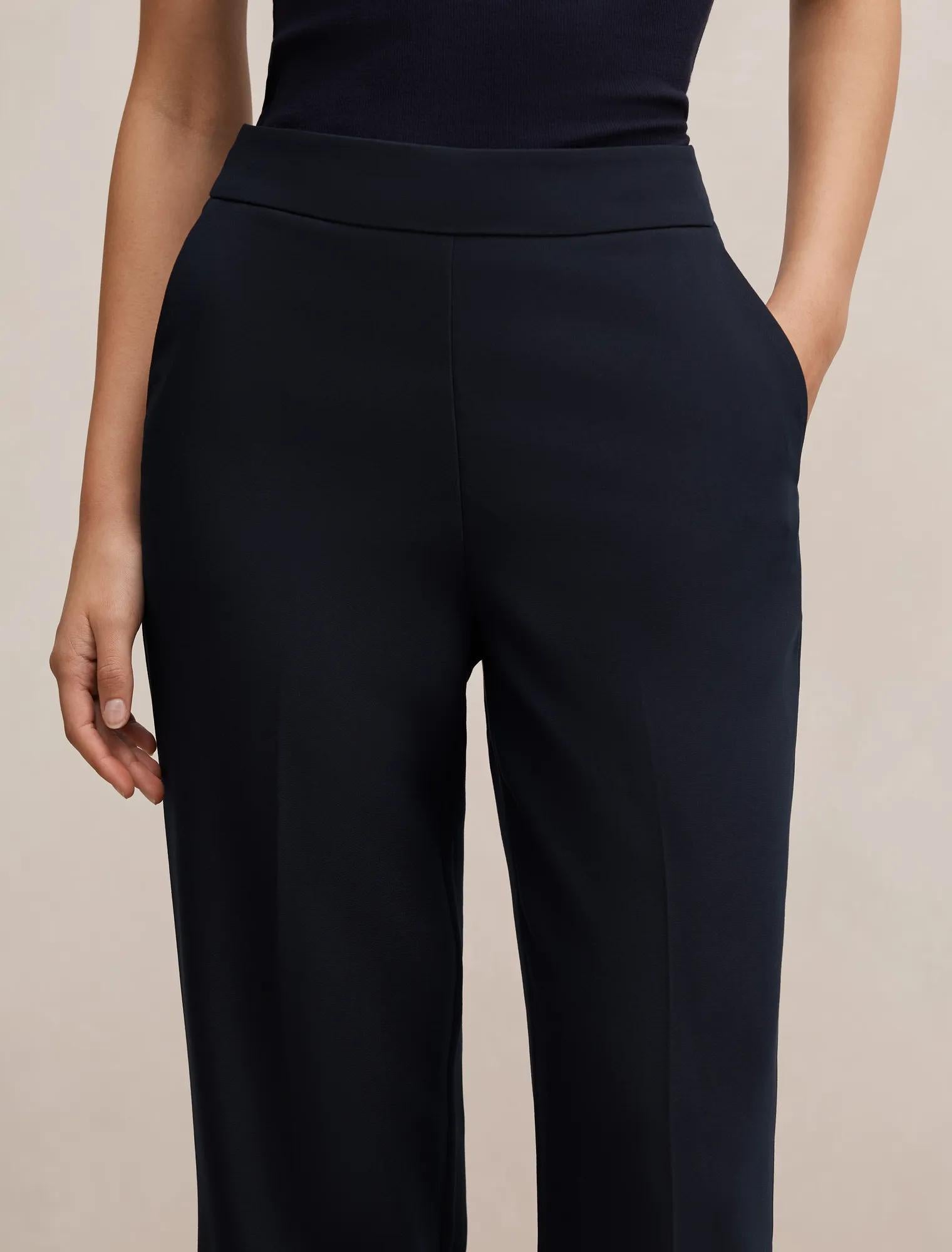 Marissa Wide Leg Pant Dark Navy