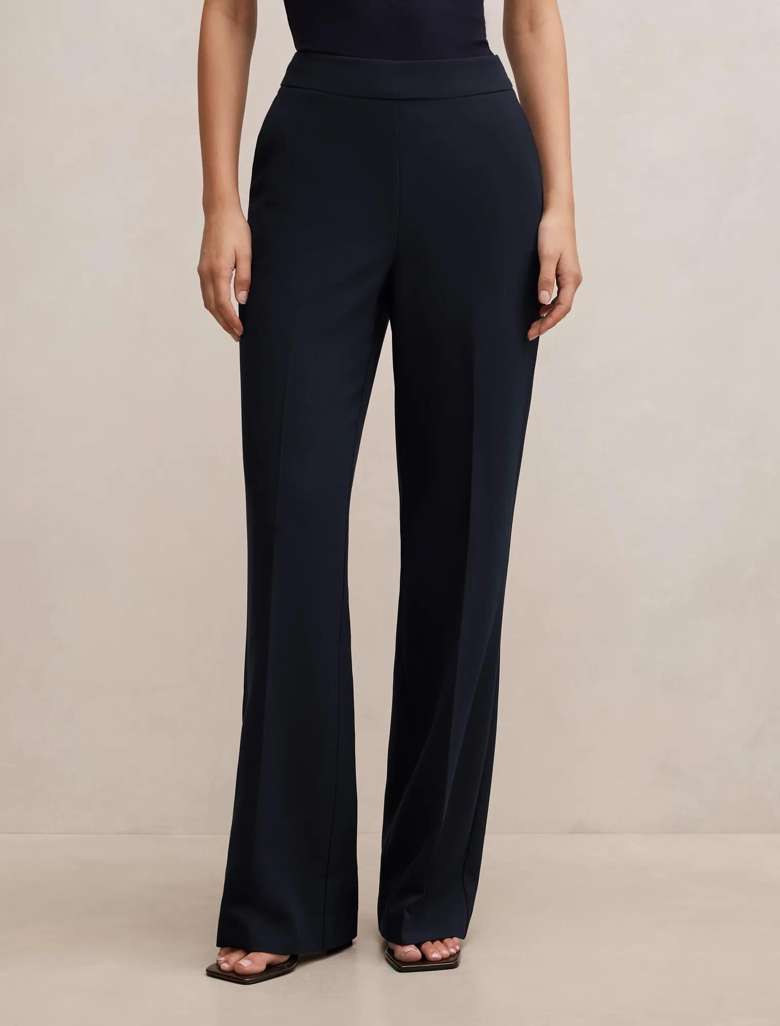 Marissa Wide Leg Pant Dark Navy