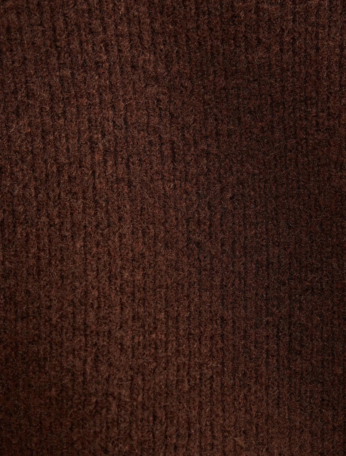 Sloane Petite Wrap Knit Sweater Chocolate