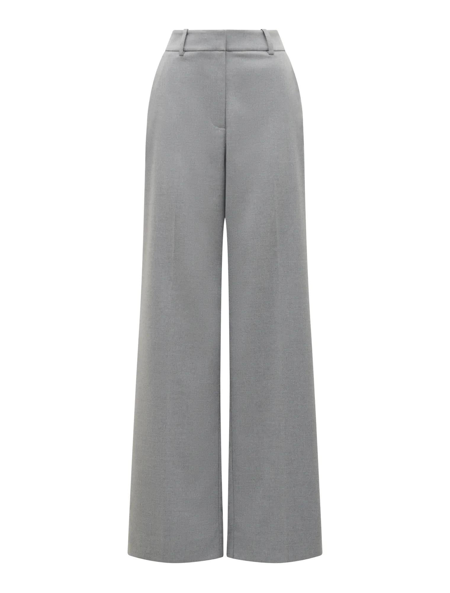 Raine Straight Leg Pants Grey_mannequin