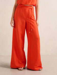 Myla Wide Leg Pant Spicy Orange Co-ord
