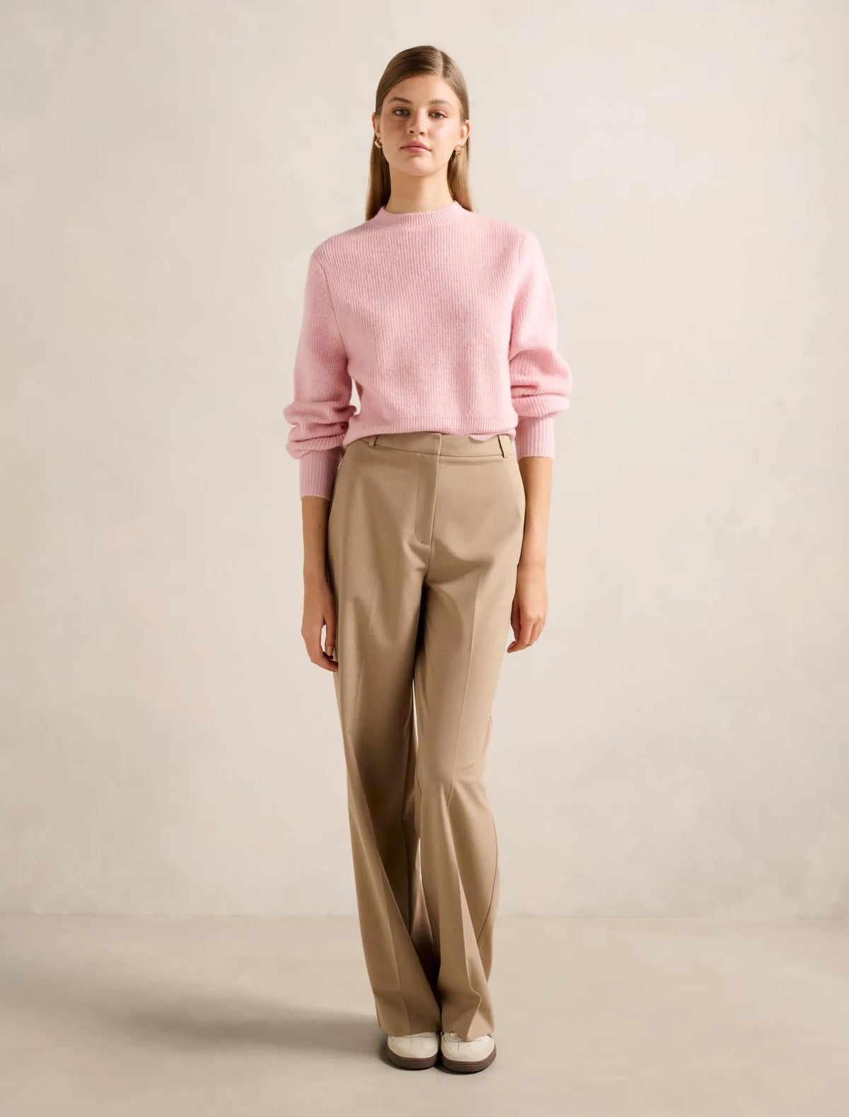 Meadow Cinched Hem Sweater Pretty Pink