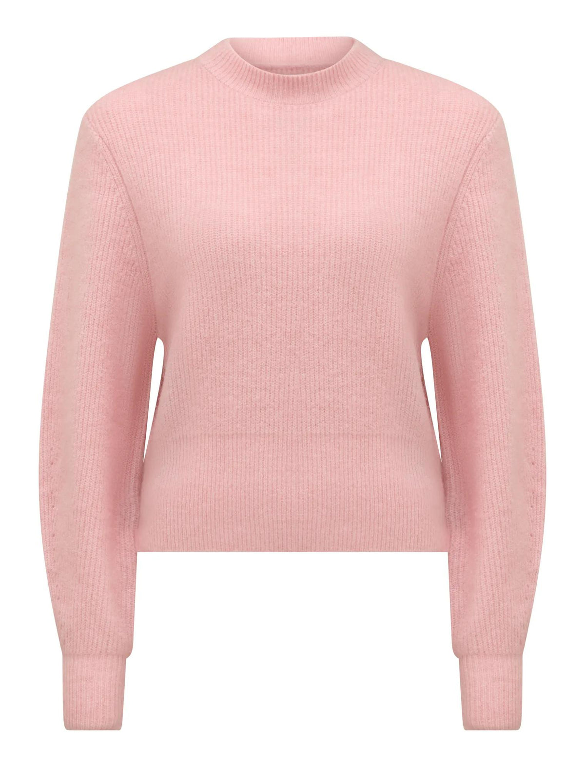 Meadow Cinched Hem Sweater Pretty Pink_mannequin