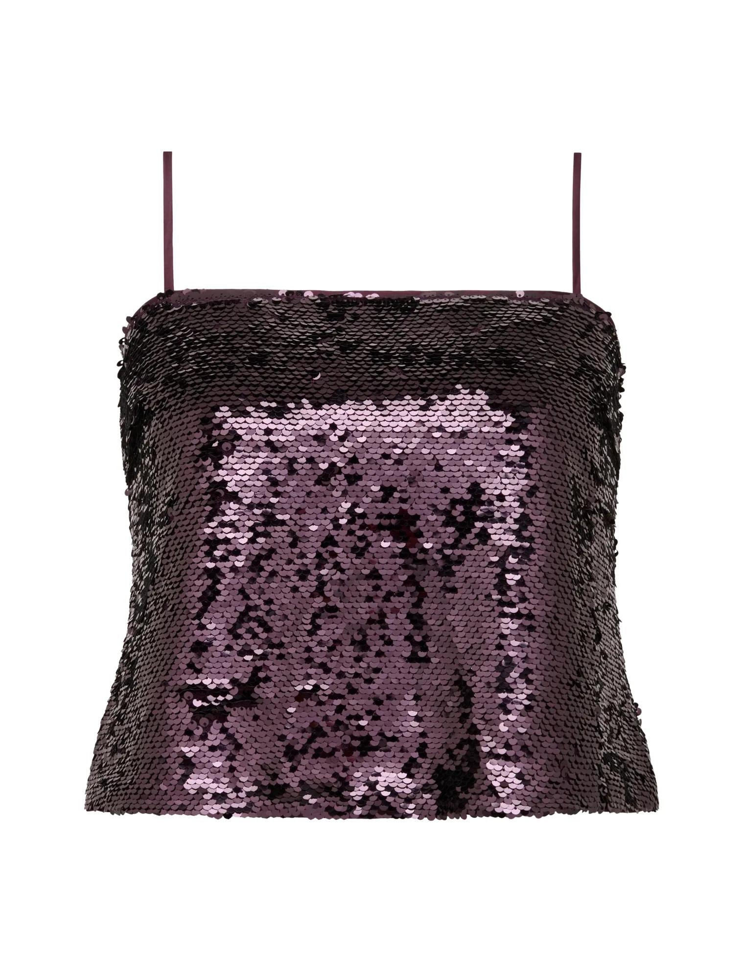 Nora Sequin Top Purple Set_mannequin