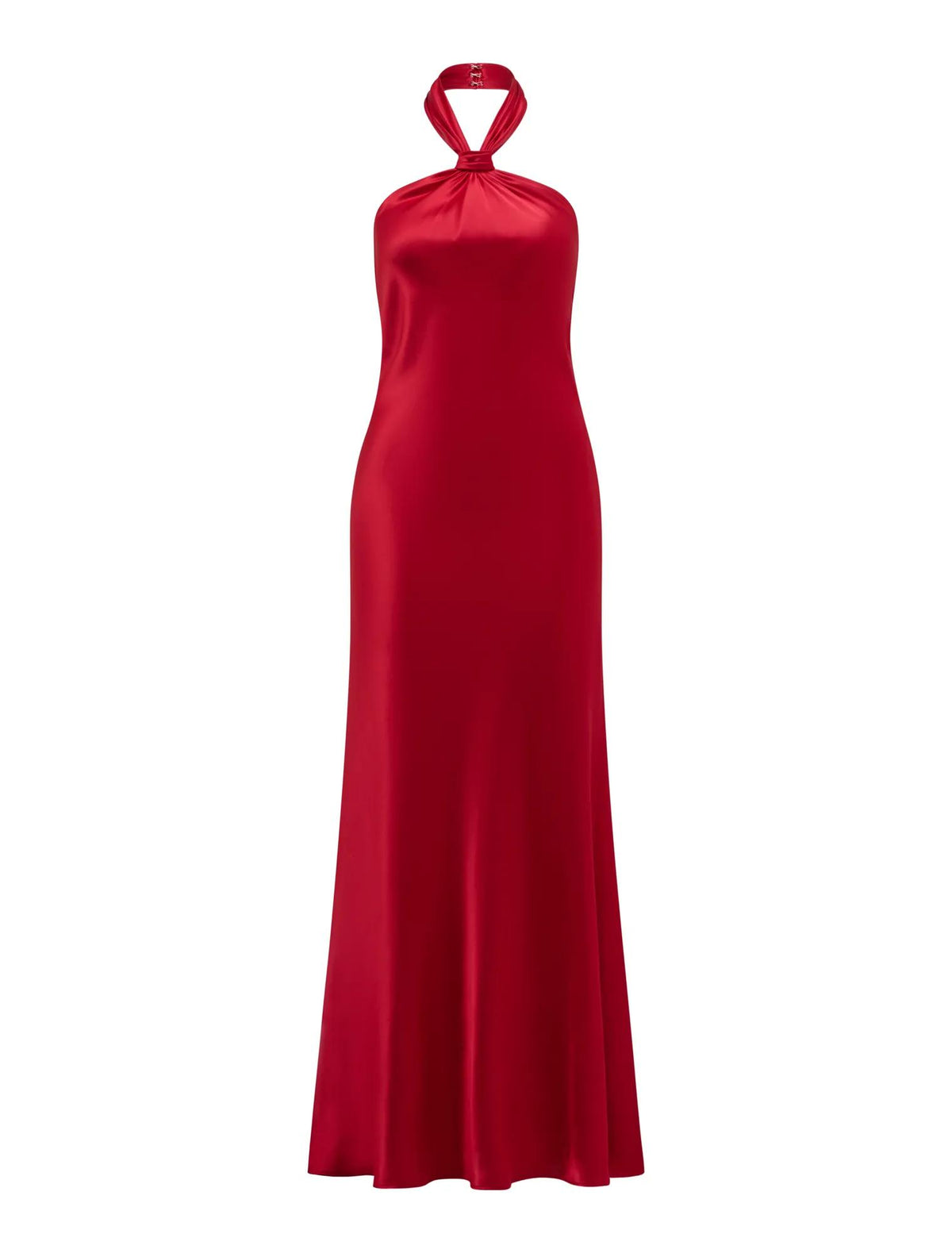 Yvette Halter Neck Satin Maxi Red_mannequin