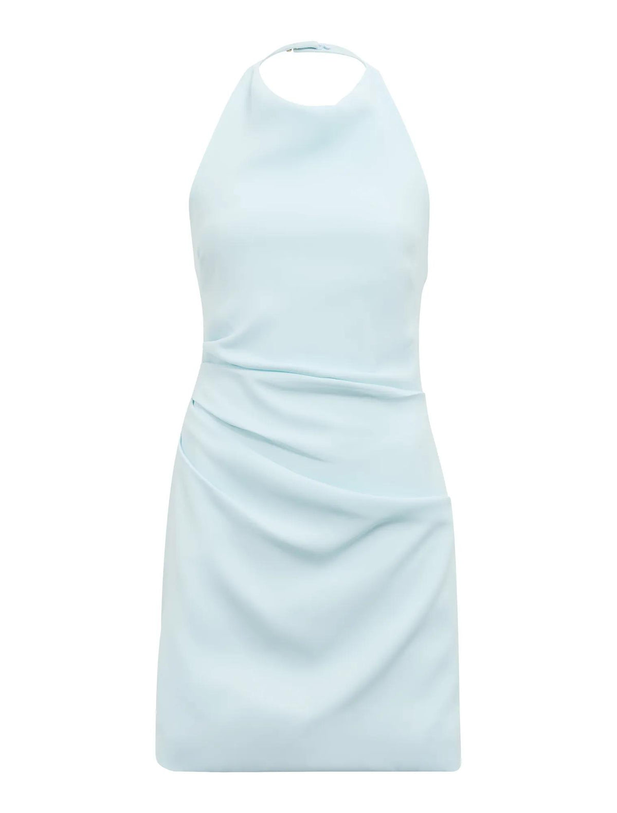 Tina Halter Mini Dress Aqua_mannequin