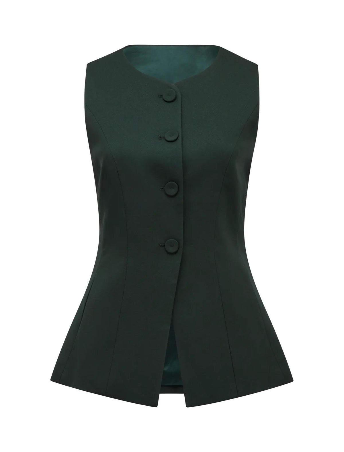 Hendrix Long Waistcoat Emerald Green Suit_mannequin