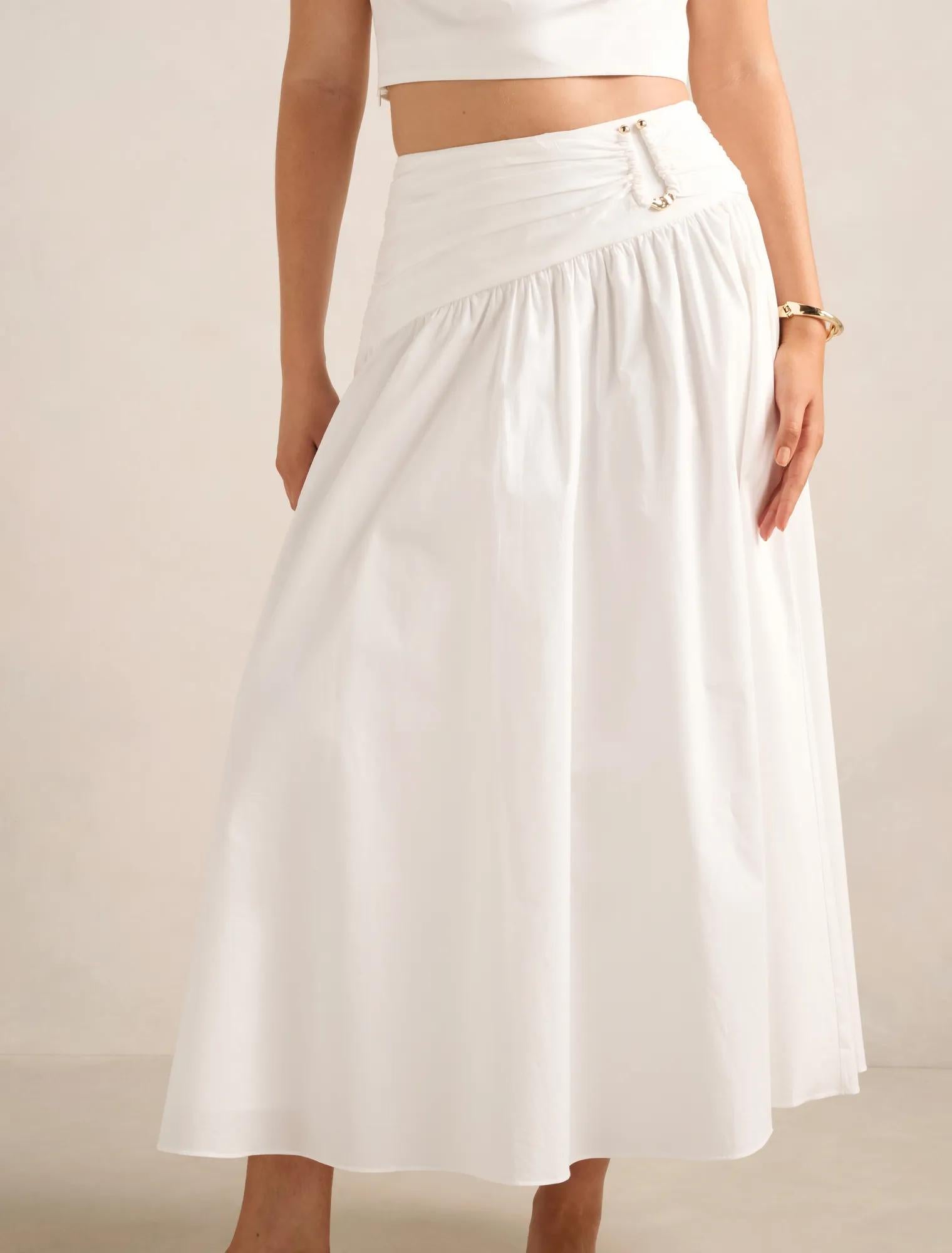 Dottie Hardware Maxi Skirt Porcelain Co-Ord