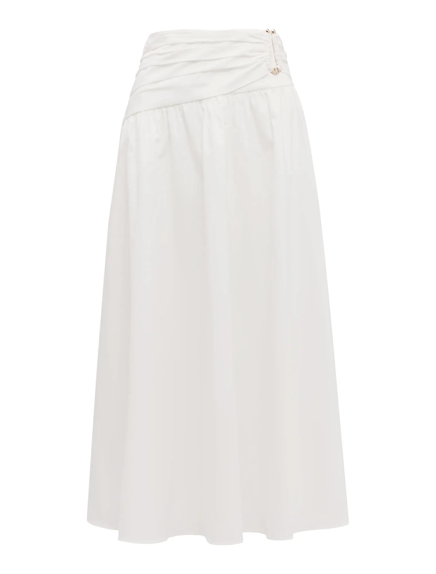 Dottie Hardware Maxi Skirt Porcelain Co-Ord_mannequin