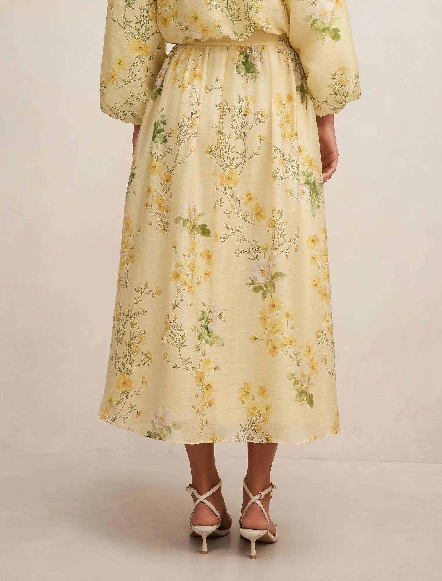 Palmer Pleated Skirt Saffia Ditsy Co-ord