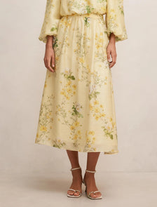 Palmer Pleated Skirt Saffia Ditsy Co-ord