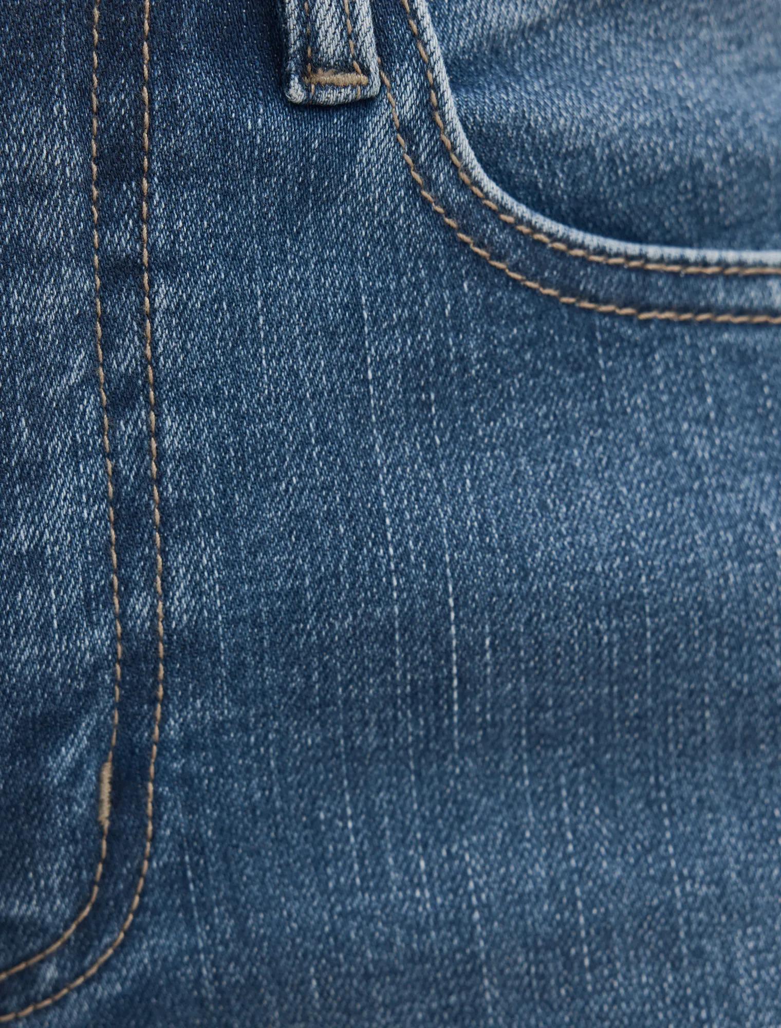 Yasmin Slim Wide Leg Jeans Mid Wash