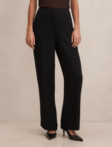 Dani Tailored Straight Leg Pants Black