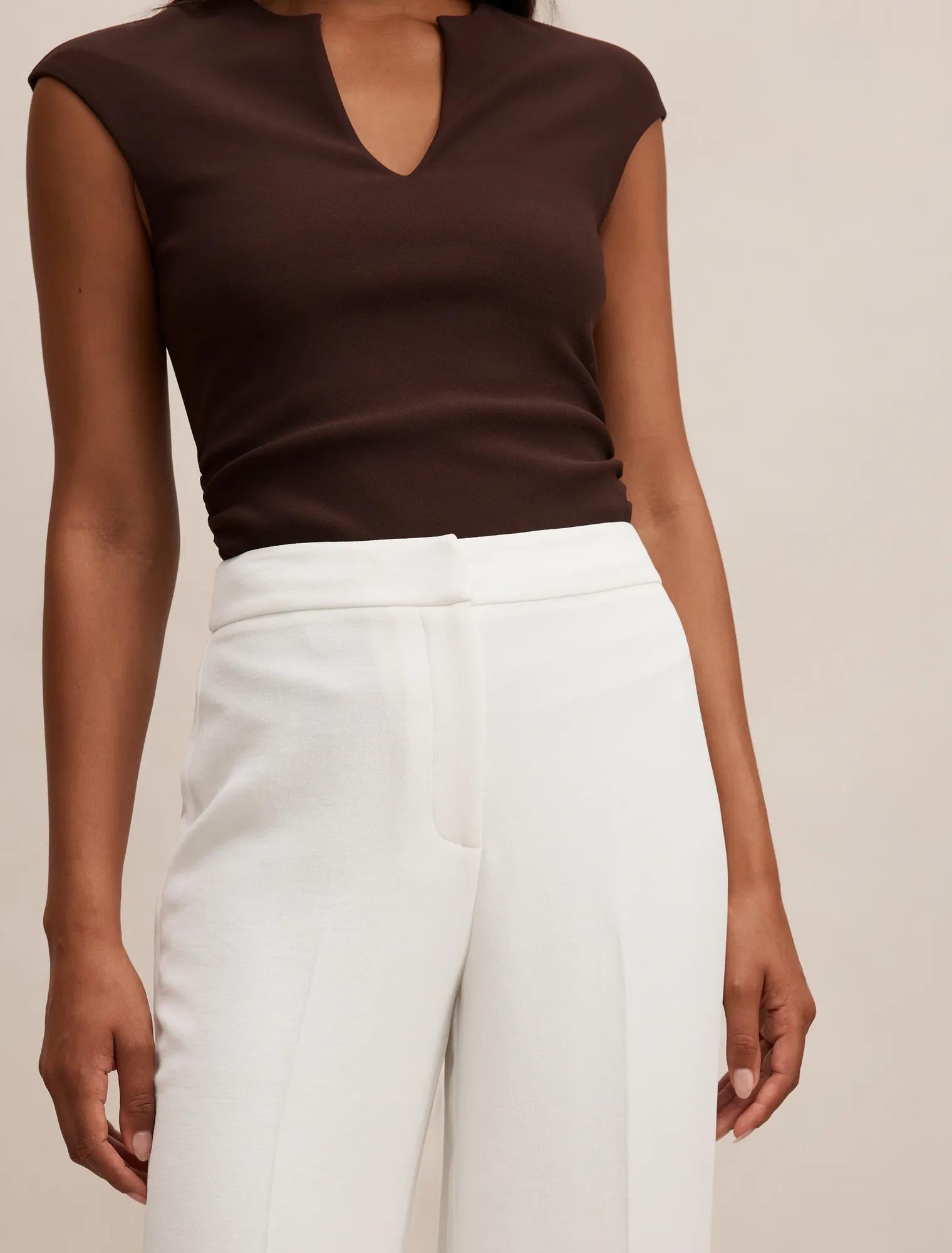 Dani Straight Leg Pants Porcelain