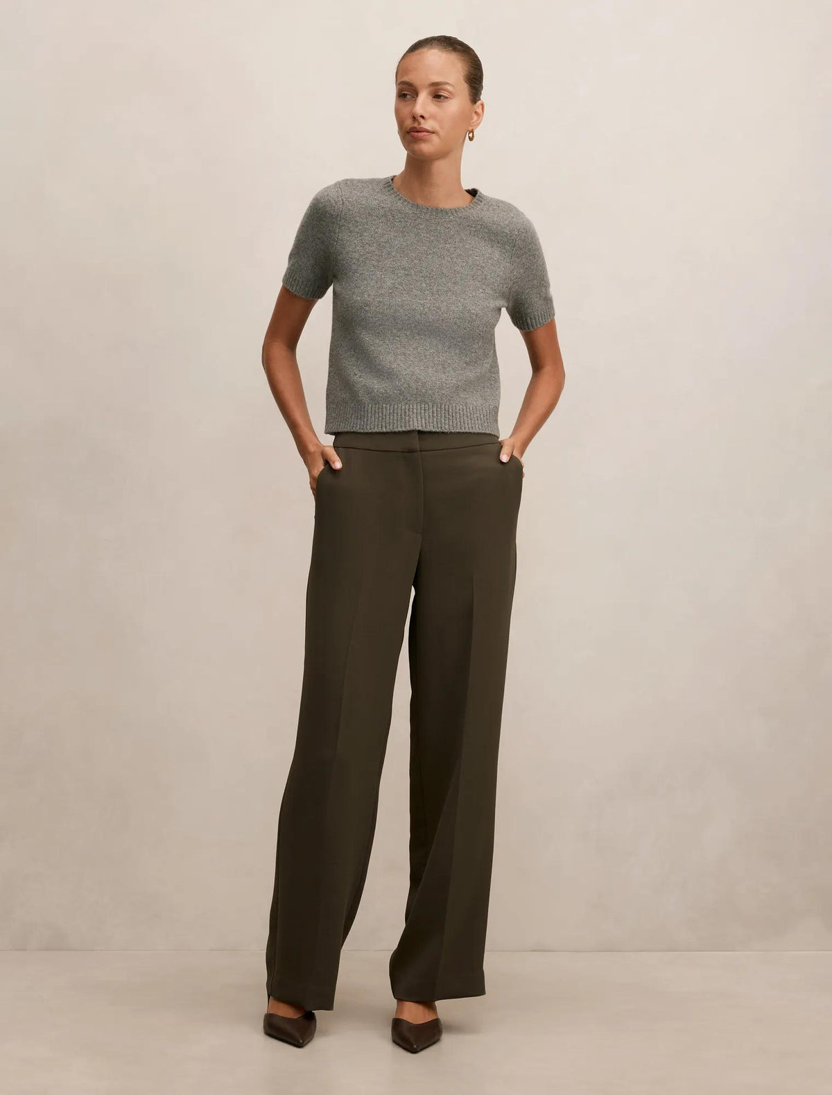 Dani Straight Leg Pant Olive