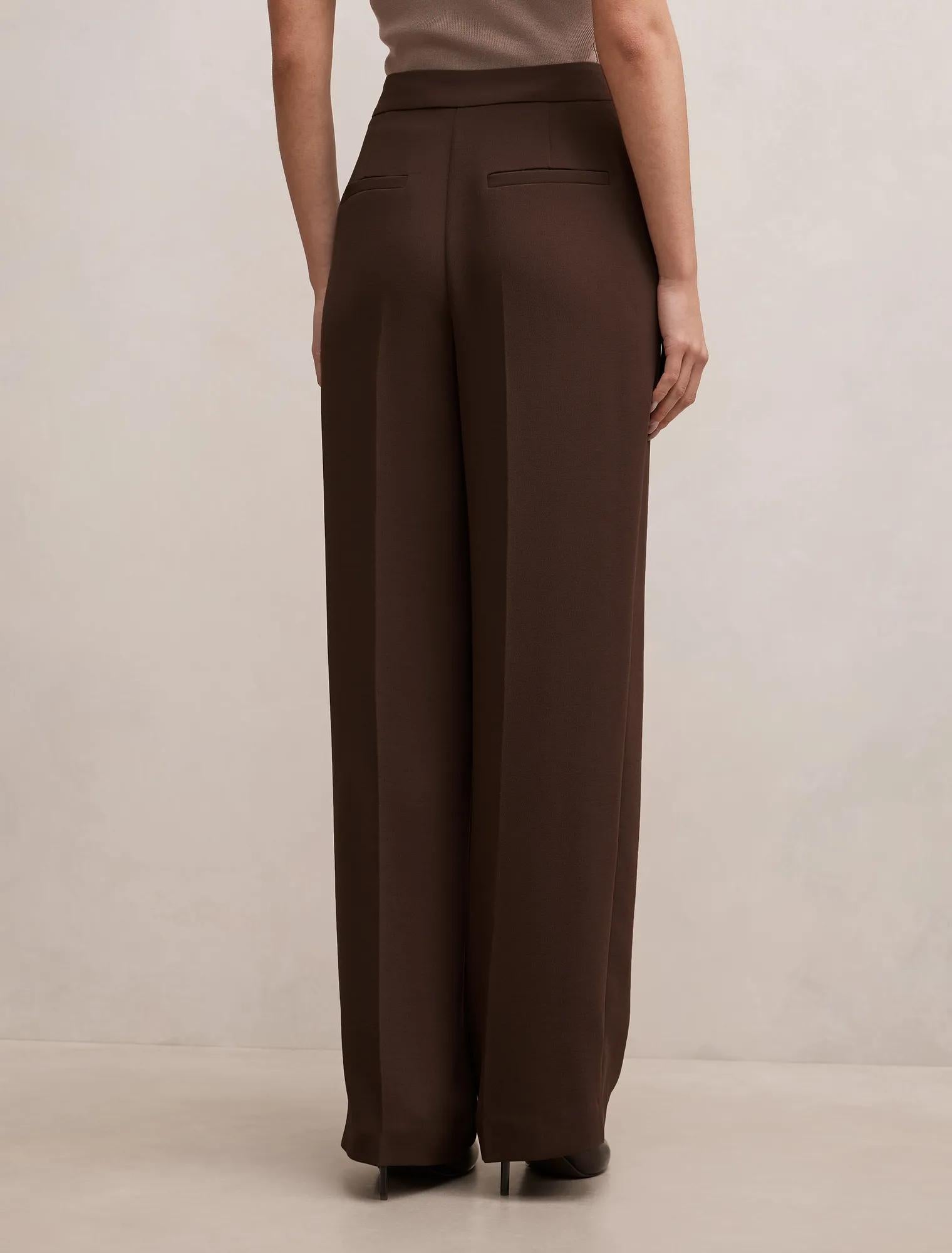 Dani Straight Leg Pants Chocolate Mousse