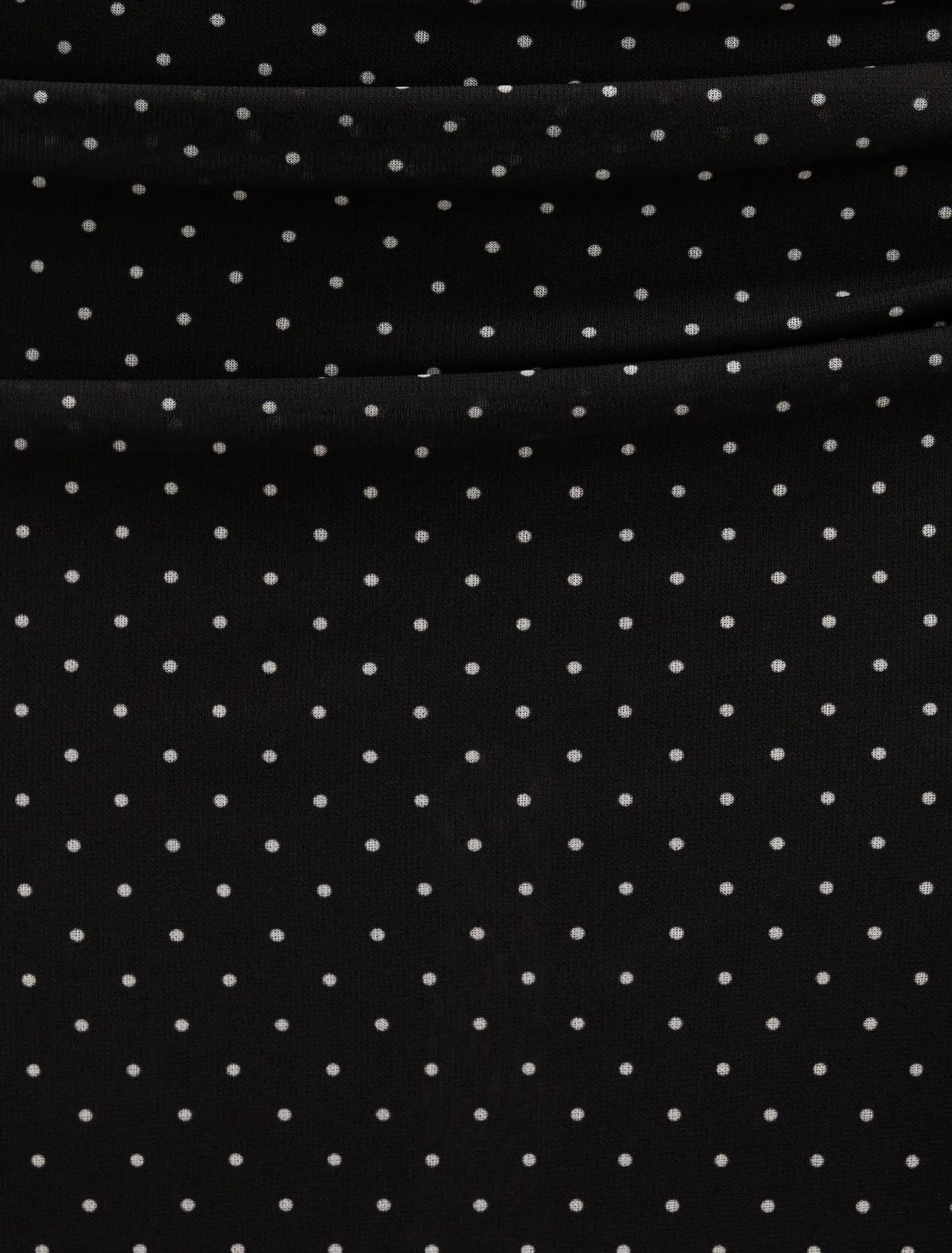 Mimi Flute Maxi Skirt Black Elstone Spot co-ord