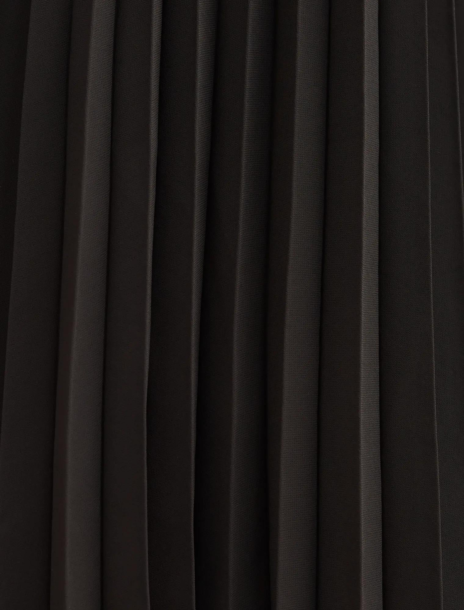 Bianca Woven Mix Knit Dress Black