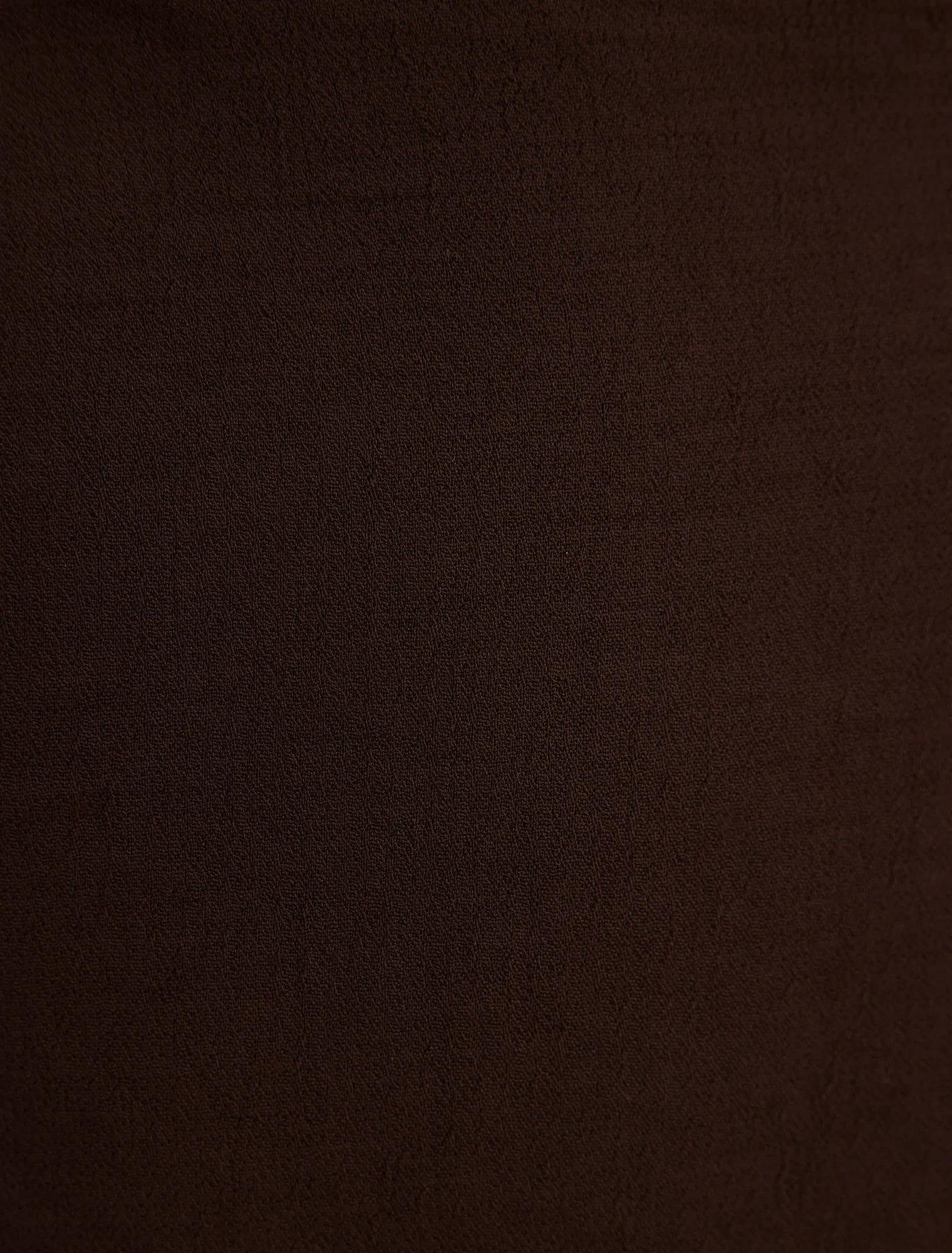 Danielle Asymmetrical Mini Dress Chocolate