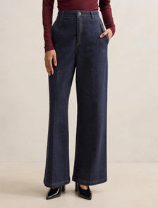 Harper Petite Denim Pant Dark Wash