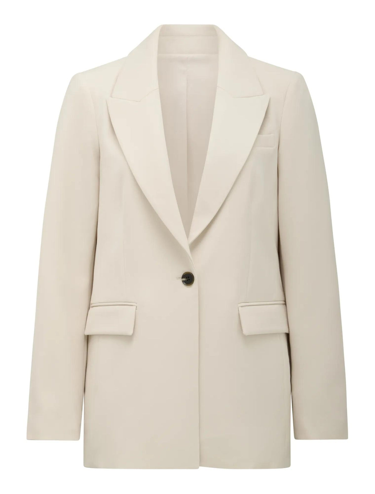Oaklyn Single Breasted Blazer Oat Milk Suit_mannequin