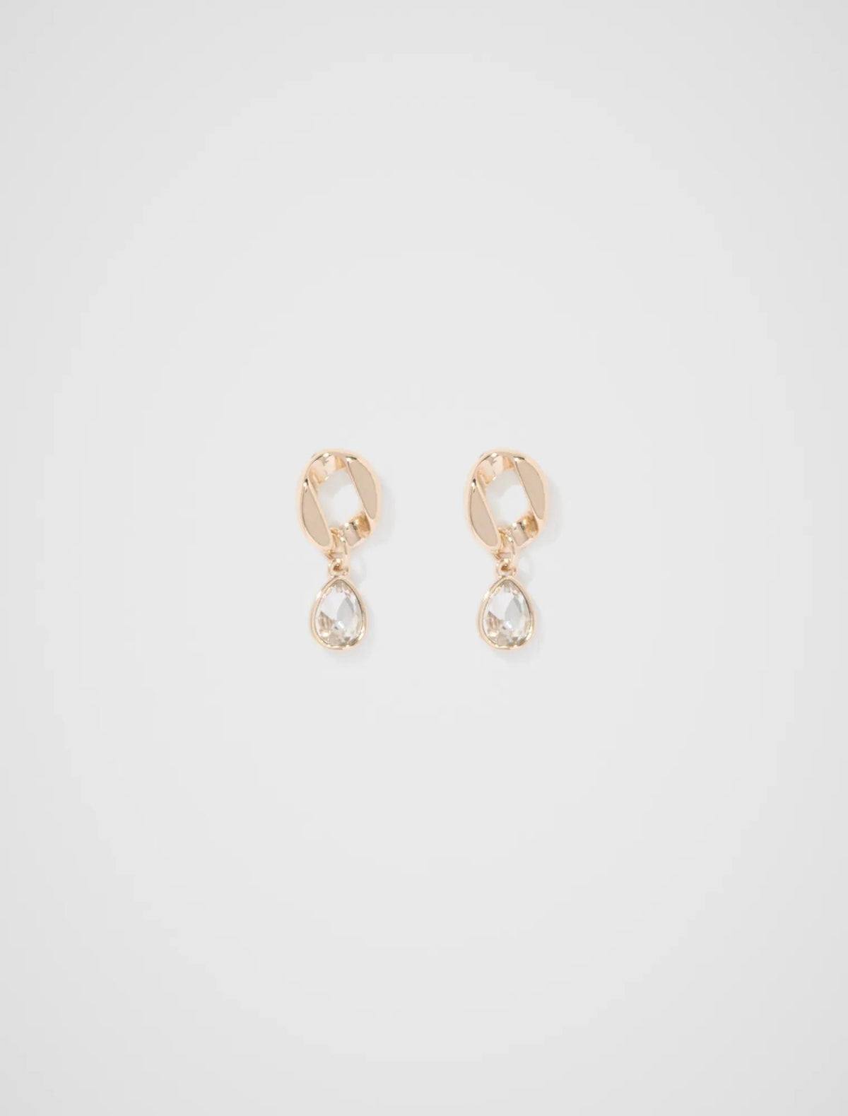 Celia Link Stone Drop Earring Gold/Crystal_mannequin