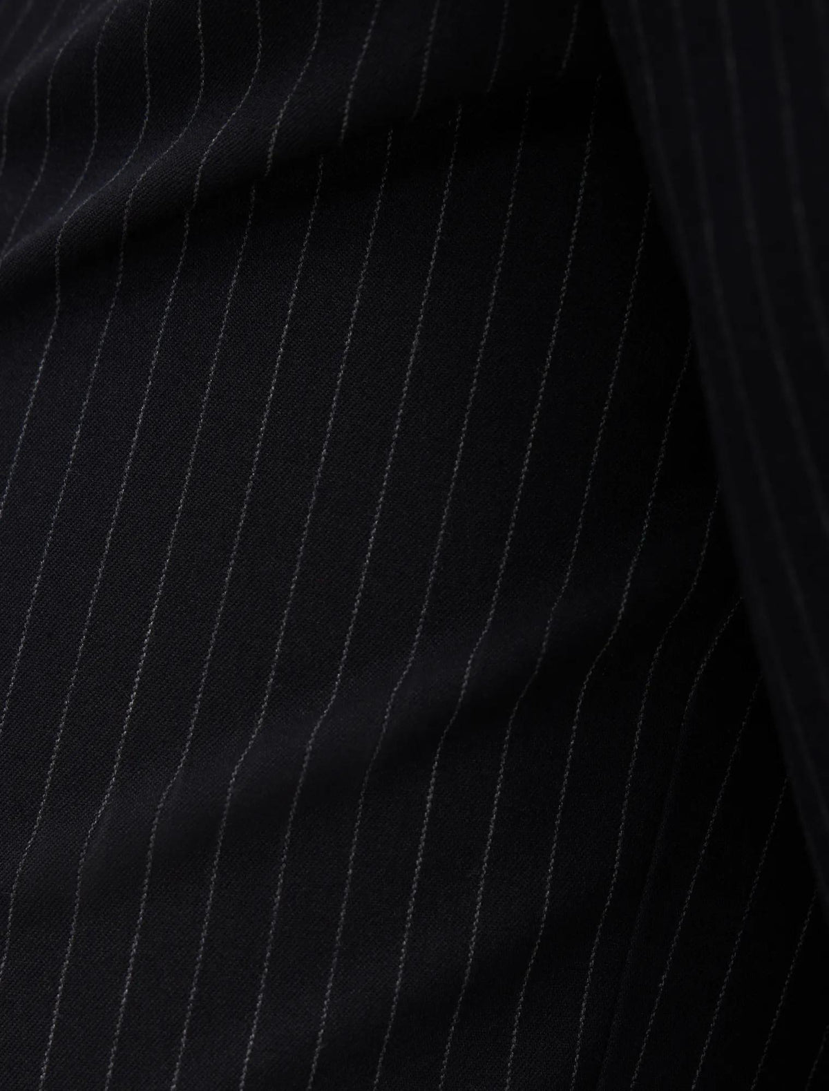 Paloma Pinstripe Wide Leg Pant Navy Pinstripe Suit