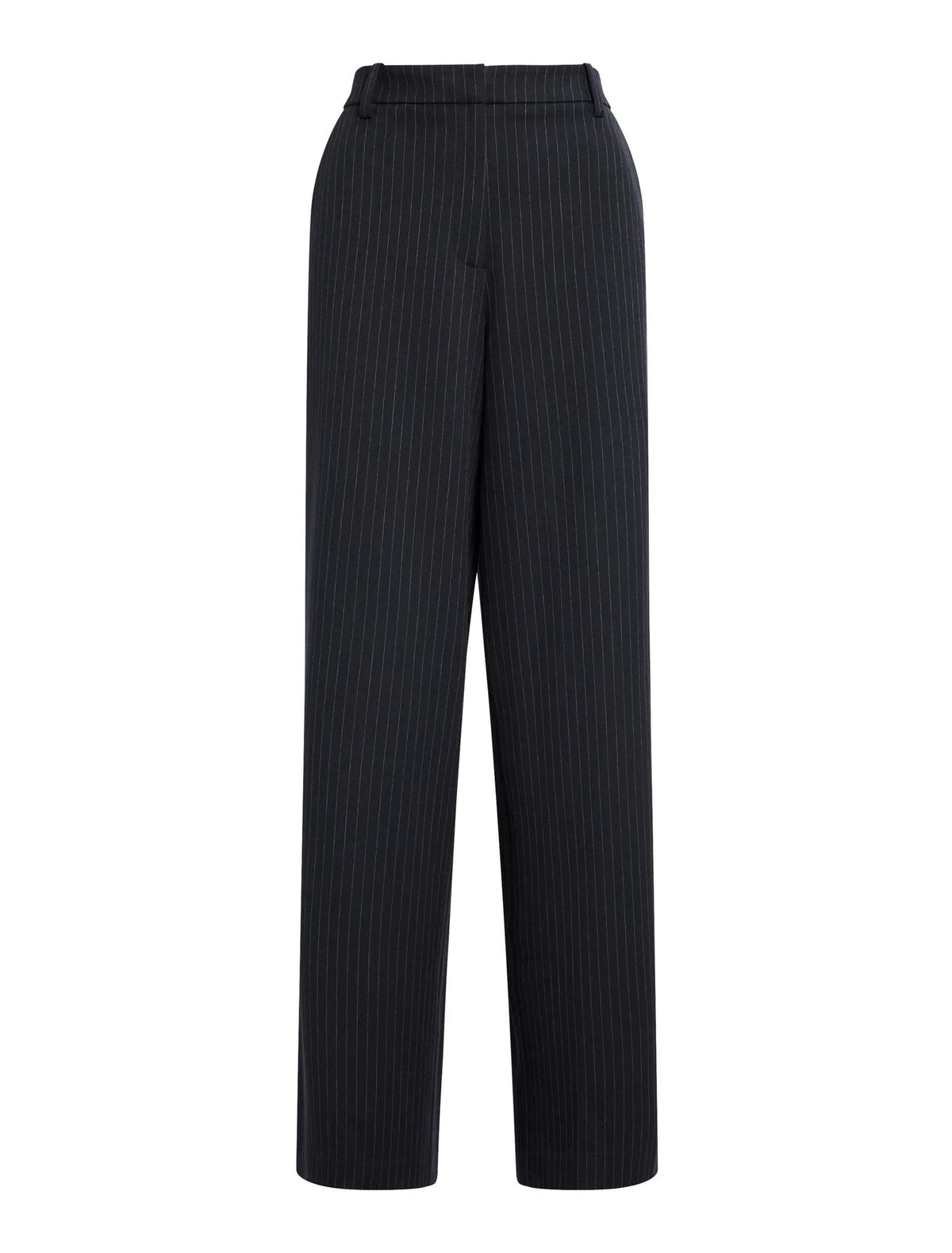 Paloma Pinstripe Wide Leg Pant Navy Pinstripe Suit_mannequin