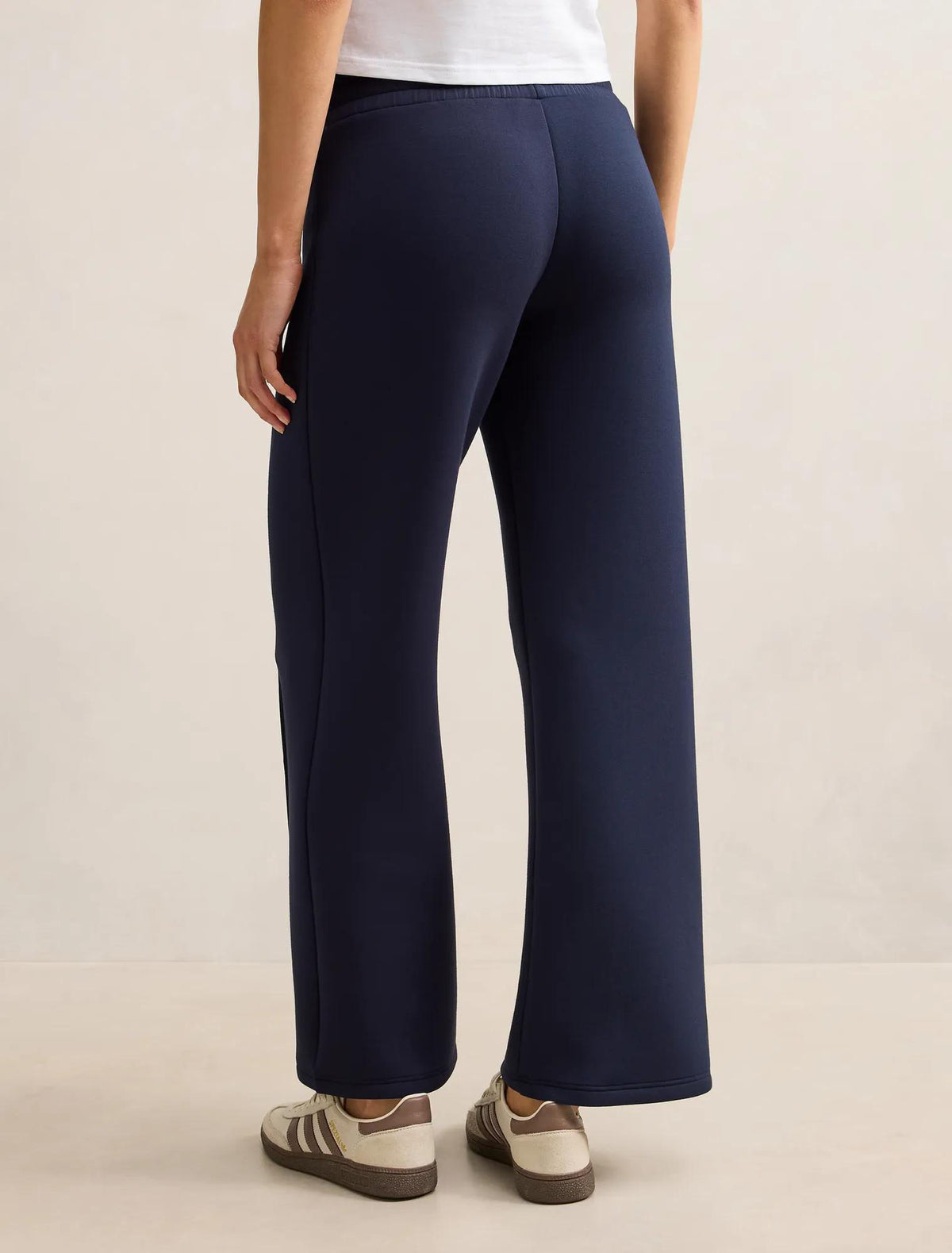 Tiana Wide Leg Track Pant Navy