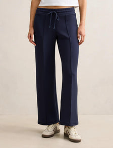 Tiana Wide Leg Track Pant Navy