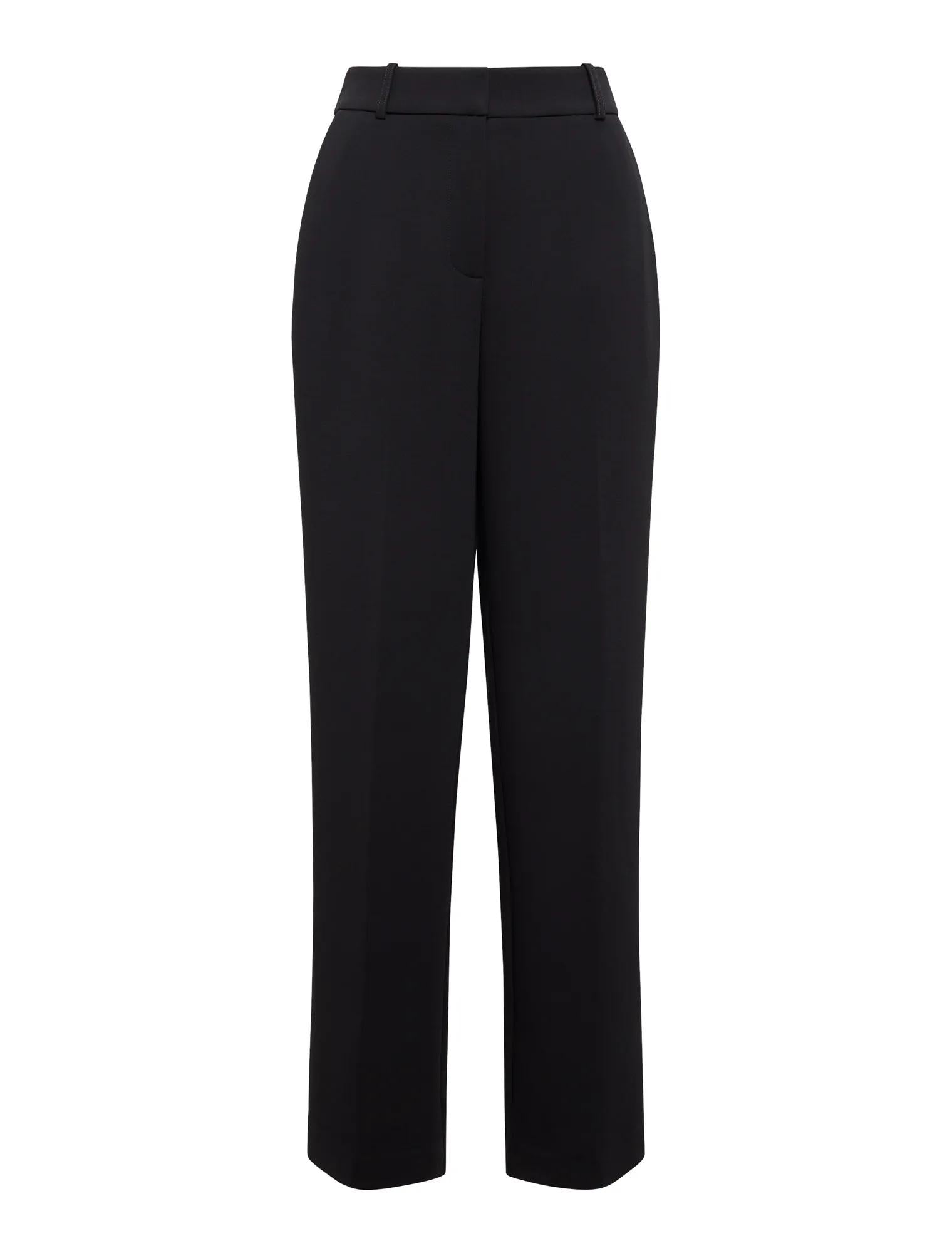 Dahlia Petite Straight Leg Pant Black_mannequin