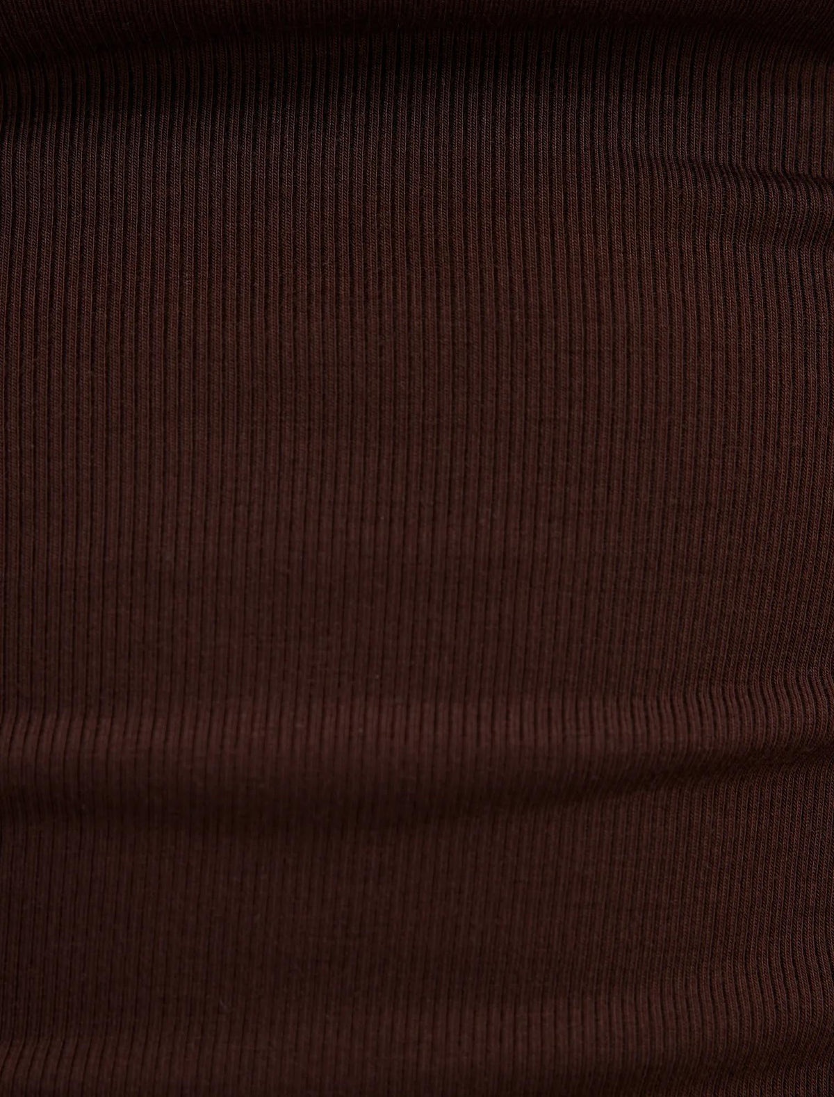 Ruby Grown On Neck Baby Tee Chocolate