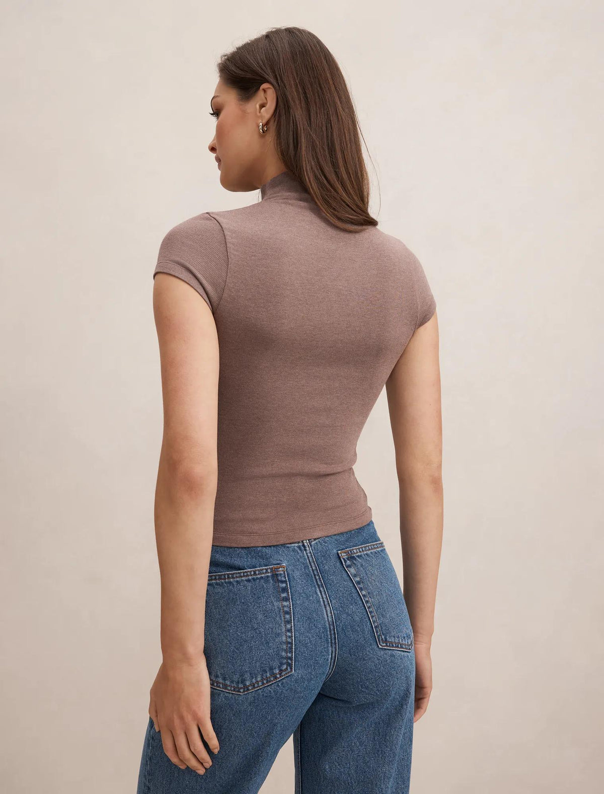 Ruby Grown On Neck Baby Tee Mushroom Marle