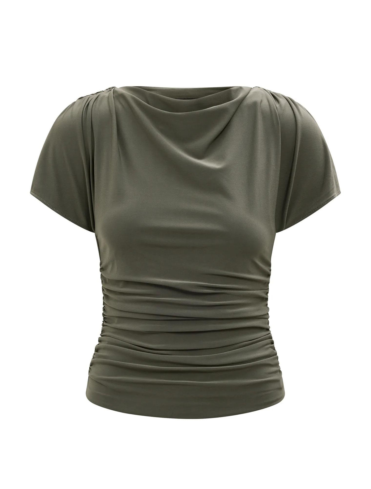 Stormi Spliced Shoulder Top Thyme_mannequin