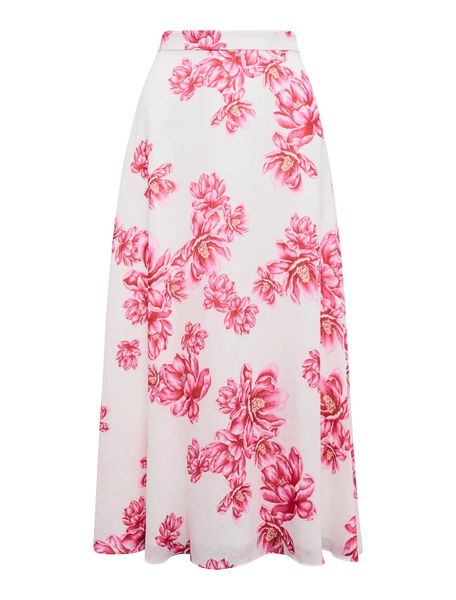 Maisie Petite Circle Midi Skirt Small Zila Co-ord_mannequin