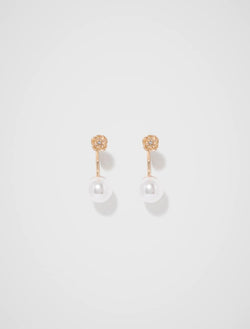 Laney Pearl Crystal Earring Gold/Pearl_mannequin