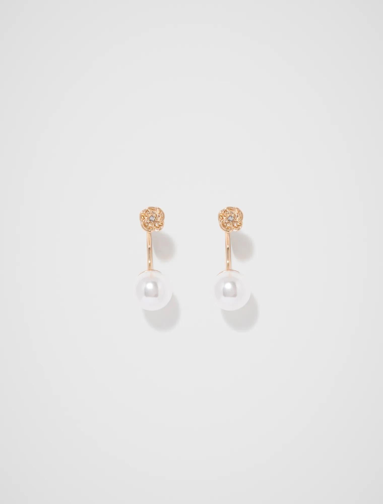 Laney Pearl Crystal Earring Gold/Pearl_mannequin