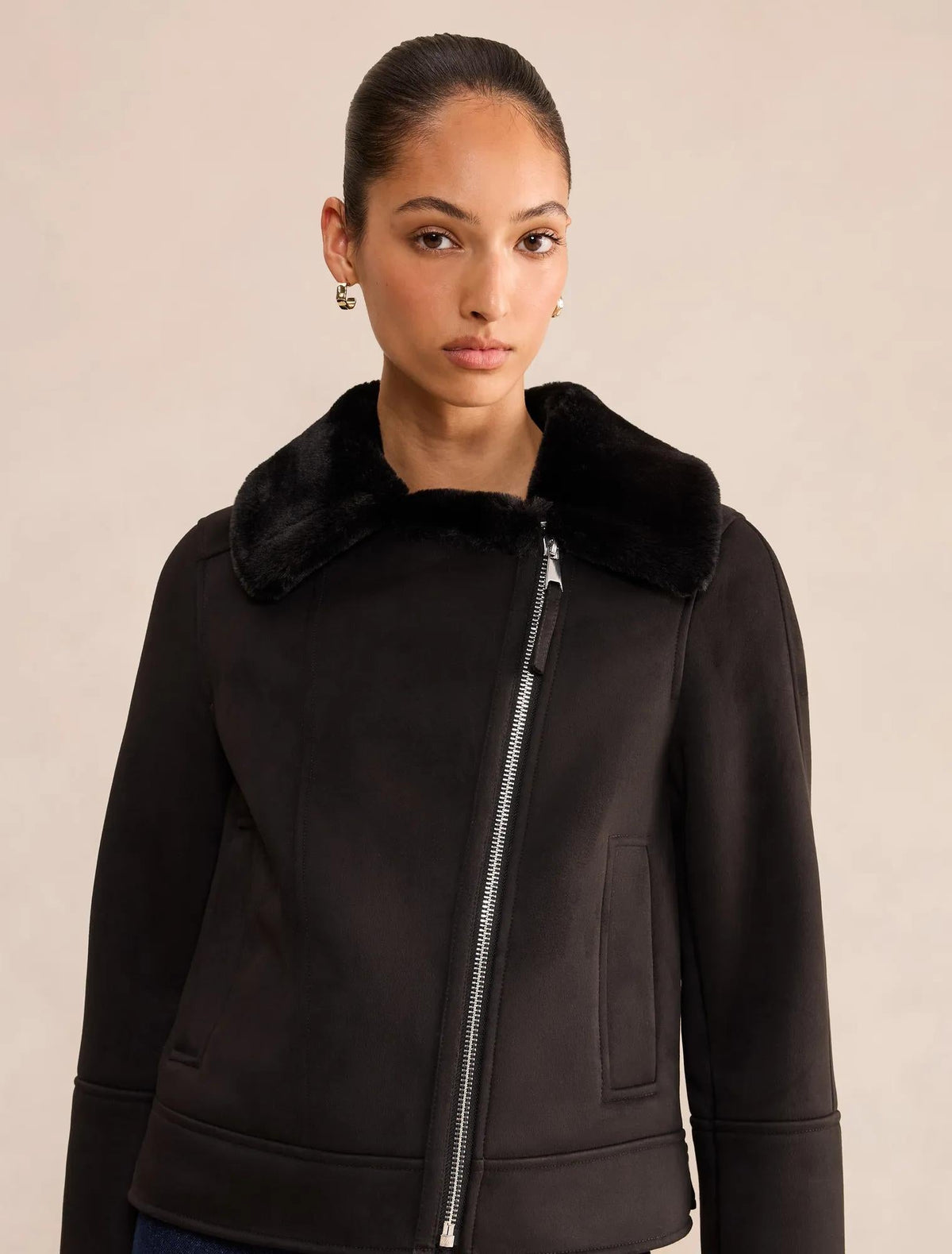 Juniper Aviator Jacket Black