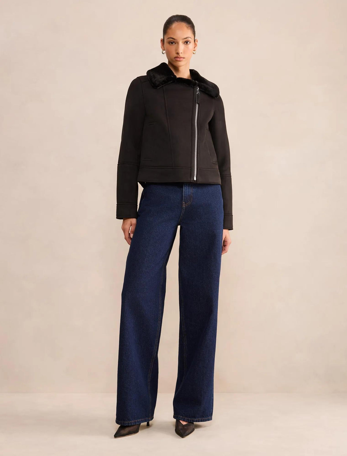 Juniper Aviator Jacket Black