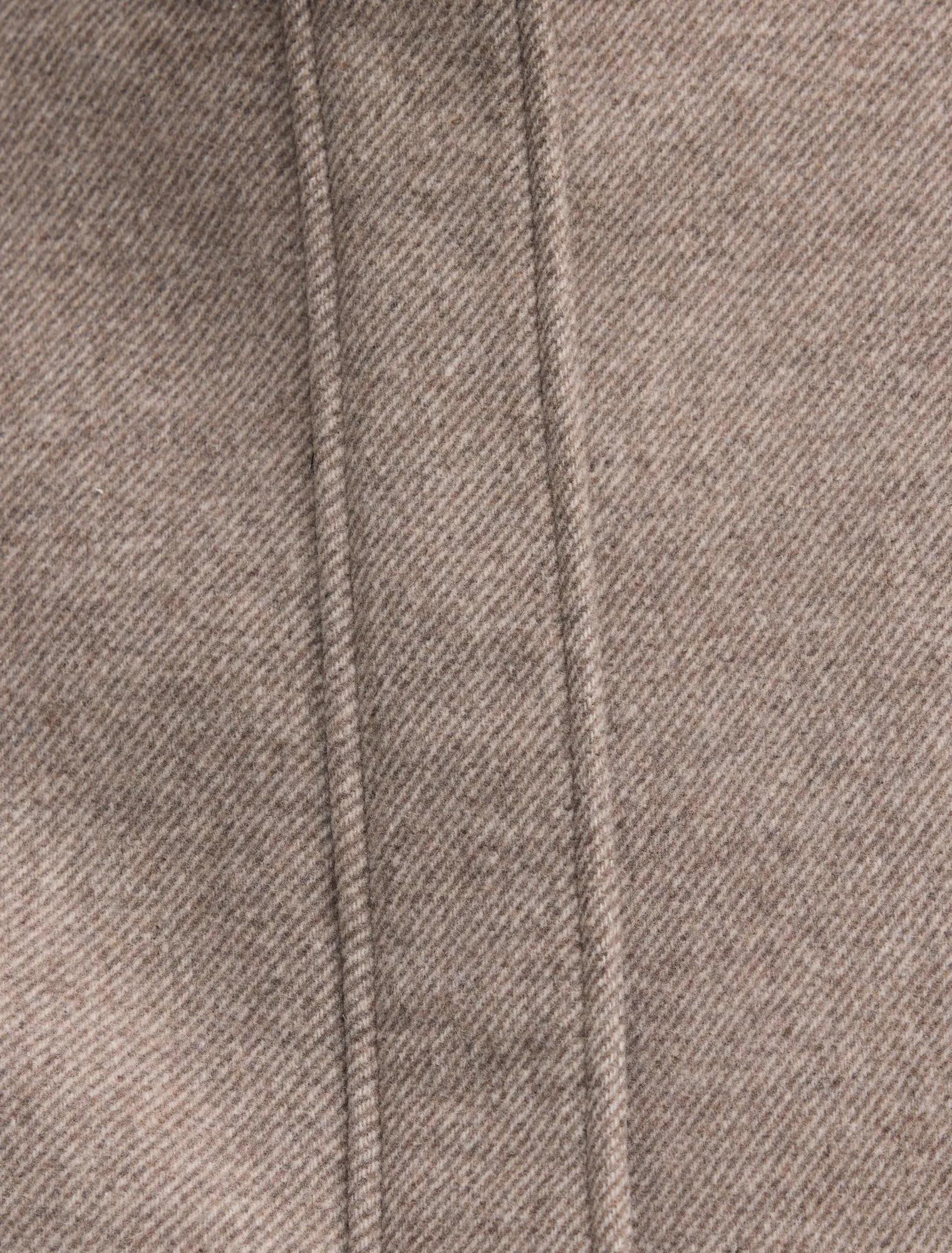 Kira Funnel Neck Jacket Mushroom Neutral