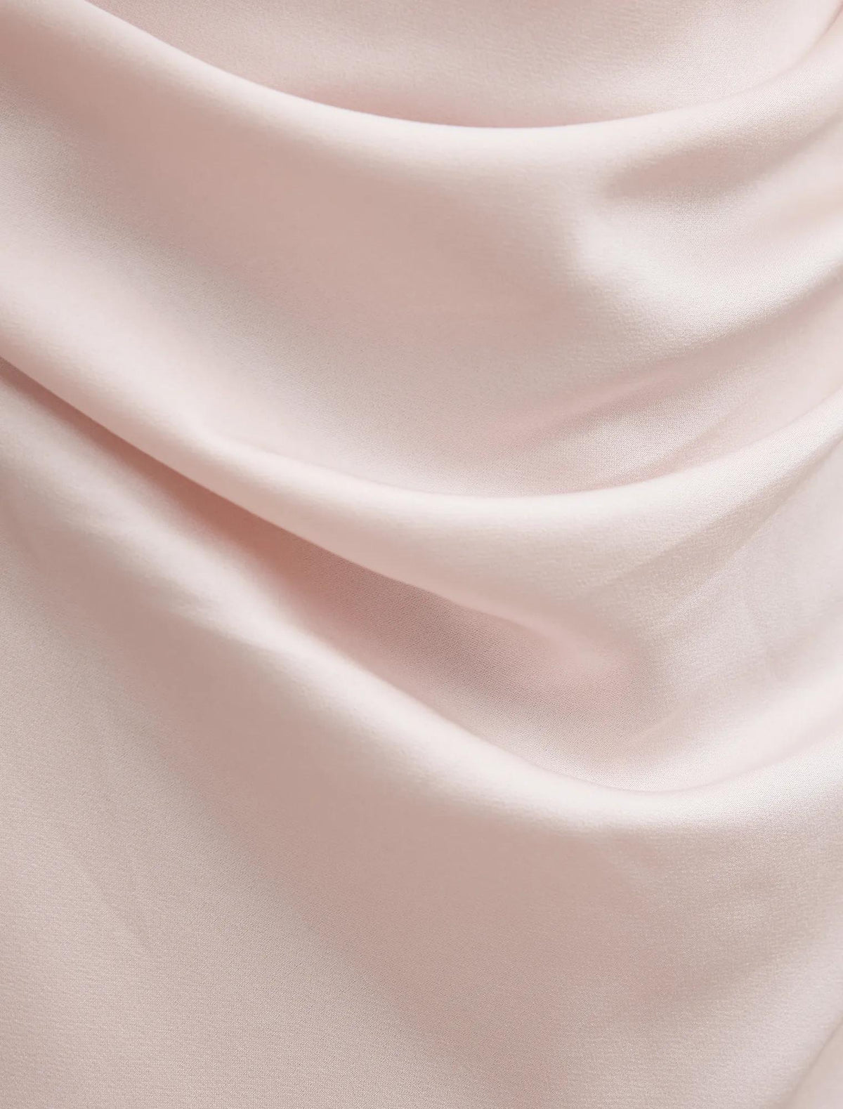 Isra Petite Drape Strapless Maxi Barely Pink