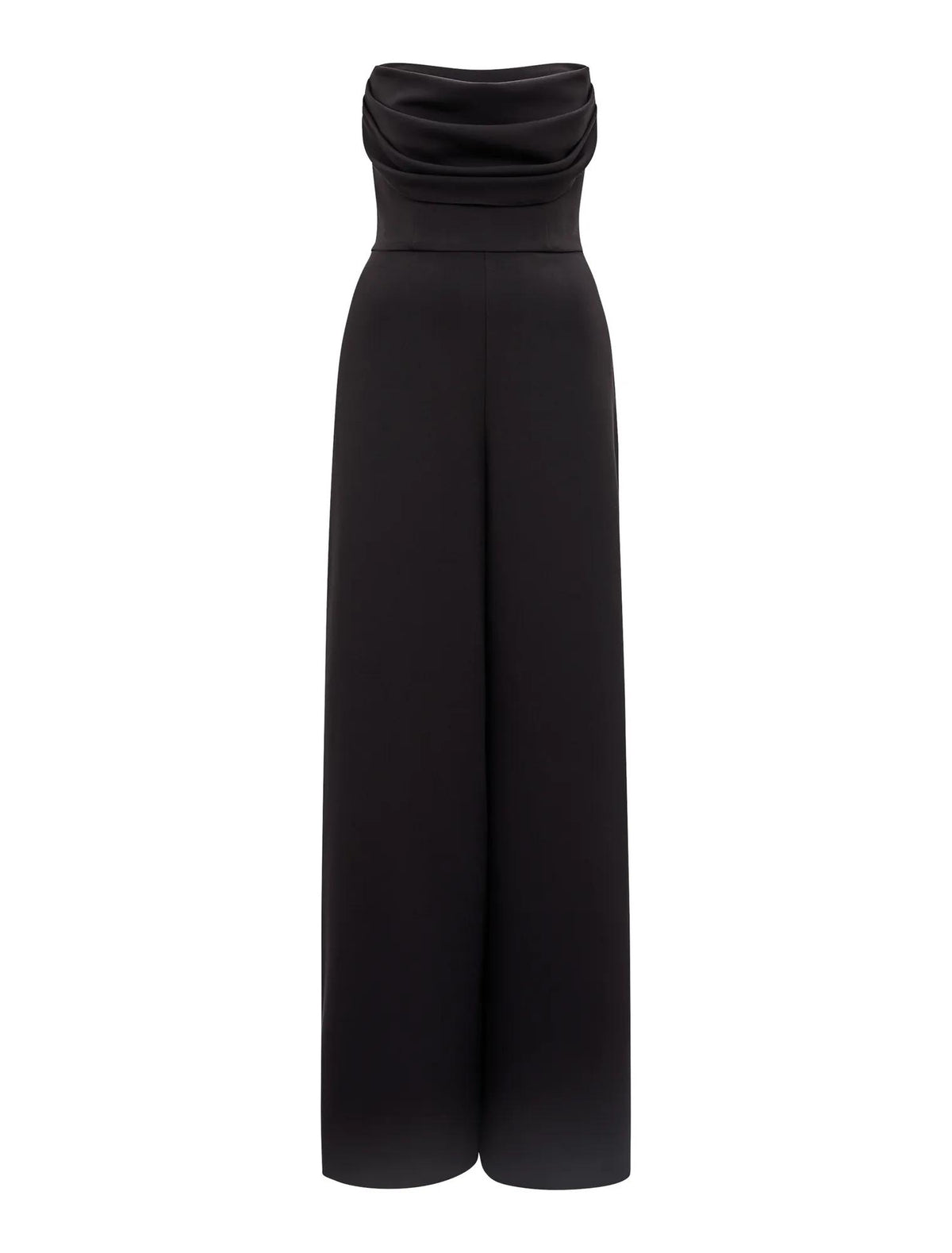 Shelly Strapless Corset Jumpsuit Black_mannequin