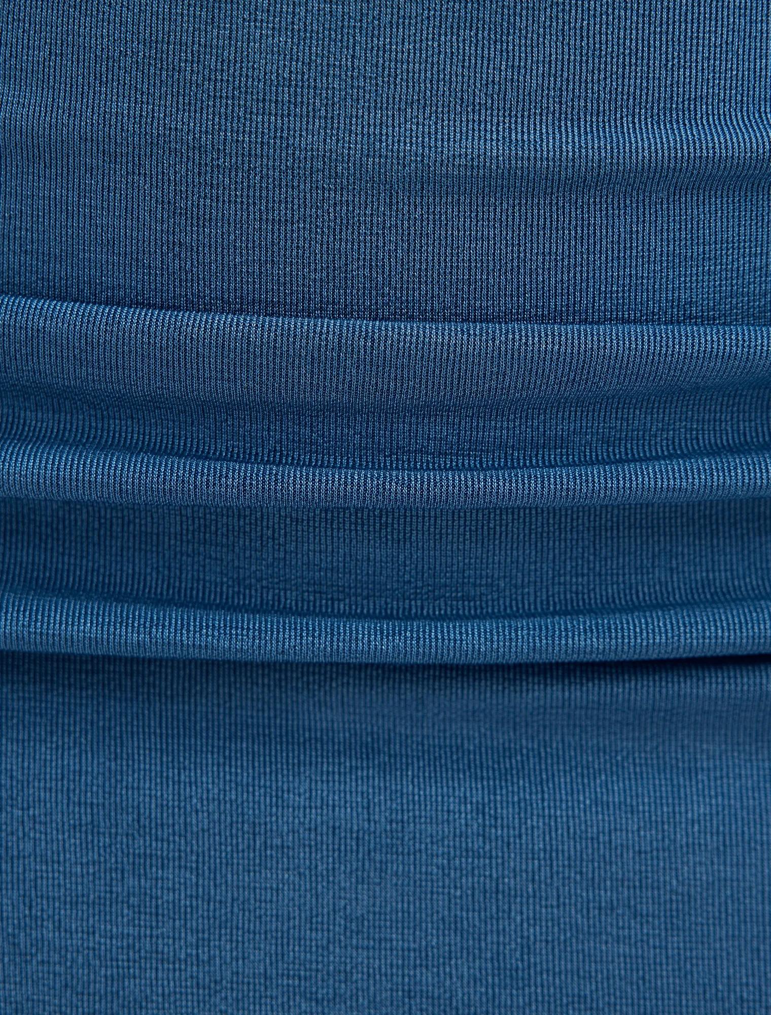 Arabella Flute Maxi Skirt Palace Blue co-ord