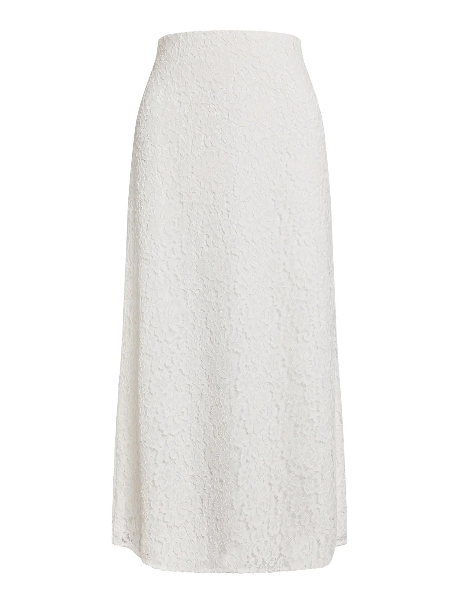 Loretta Lace Midi Skirt Porcelain Co-Ord_mannequin