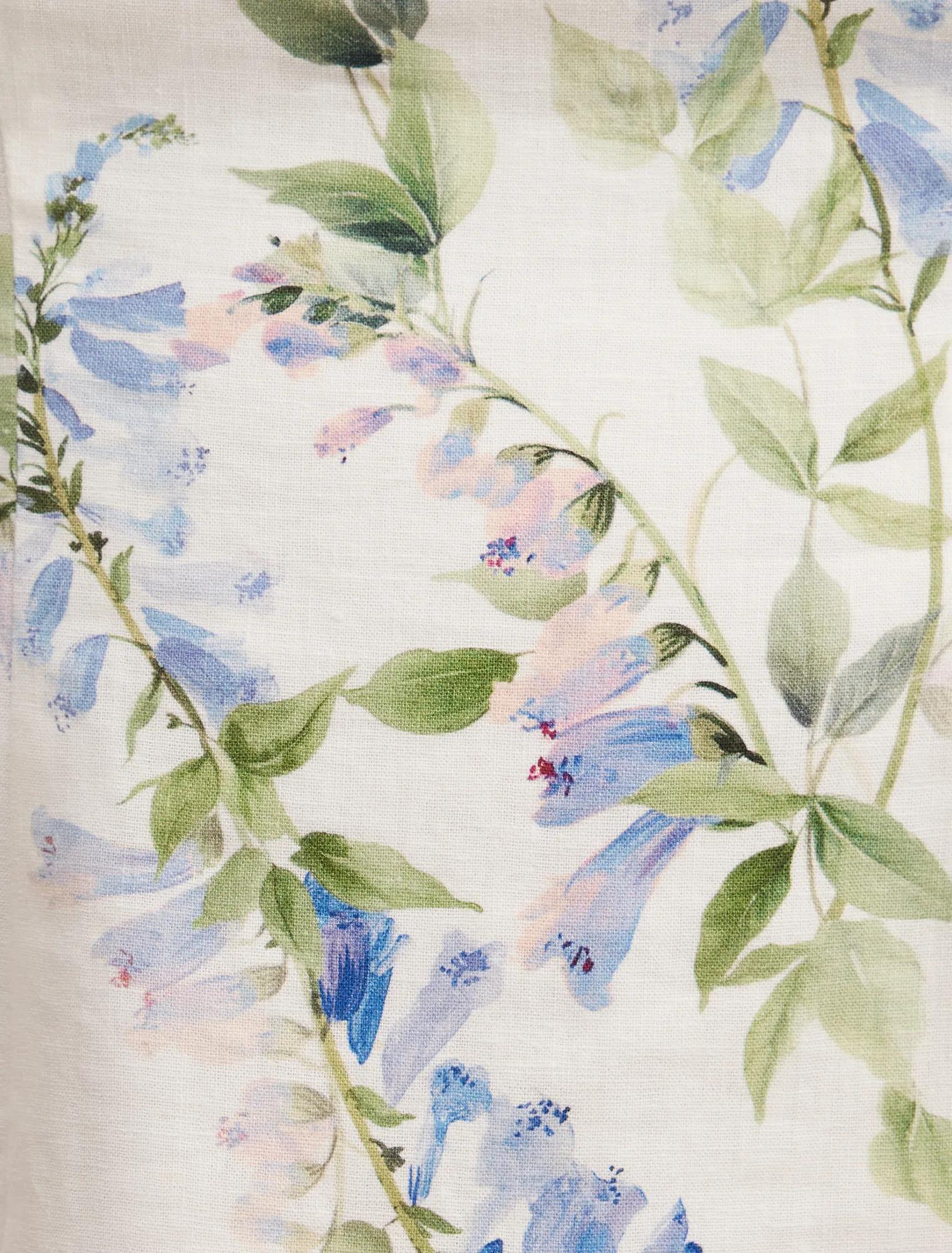 Soleil Placement Print Top Wisteria Co-ord