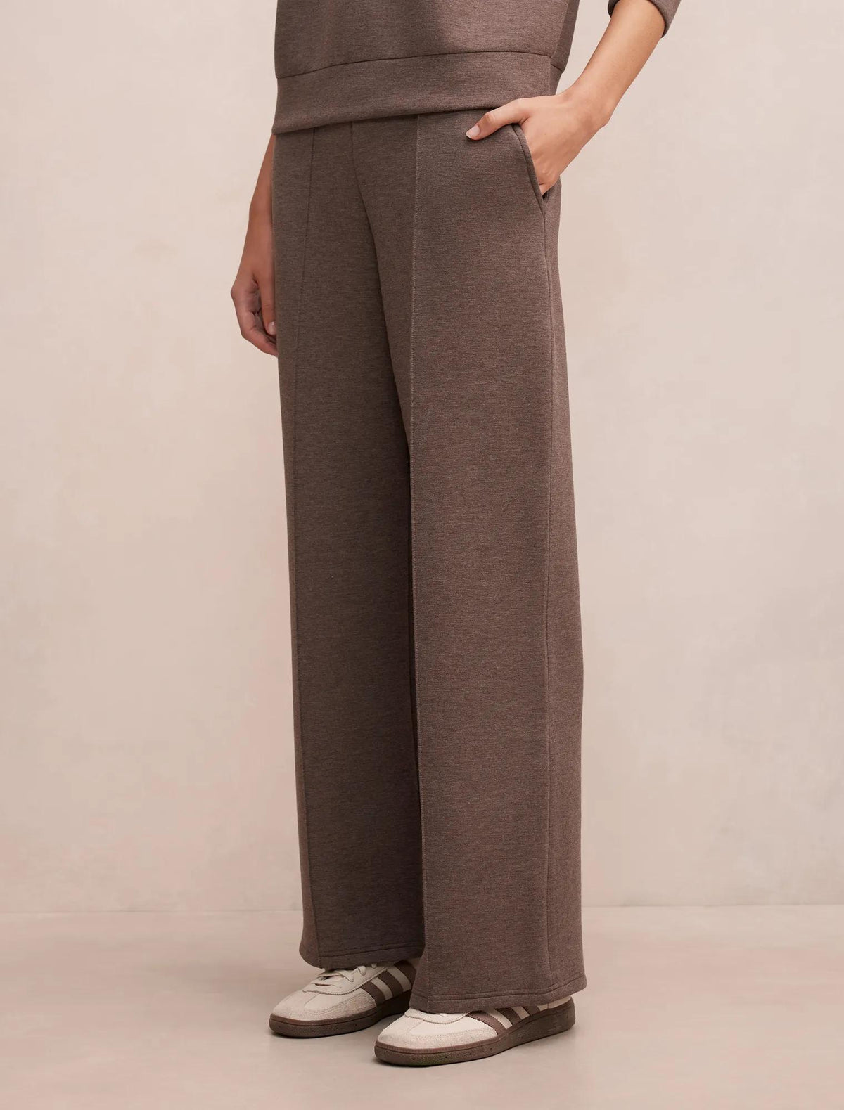 Hunter Wide Leg Lounge Pants Mocha Marle