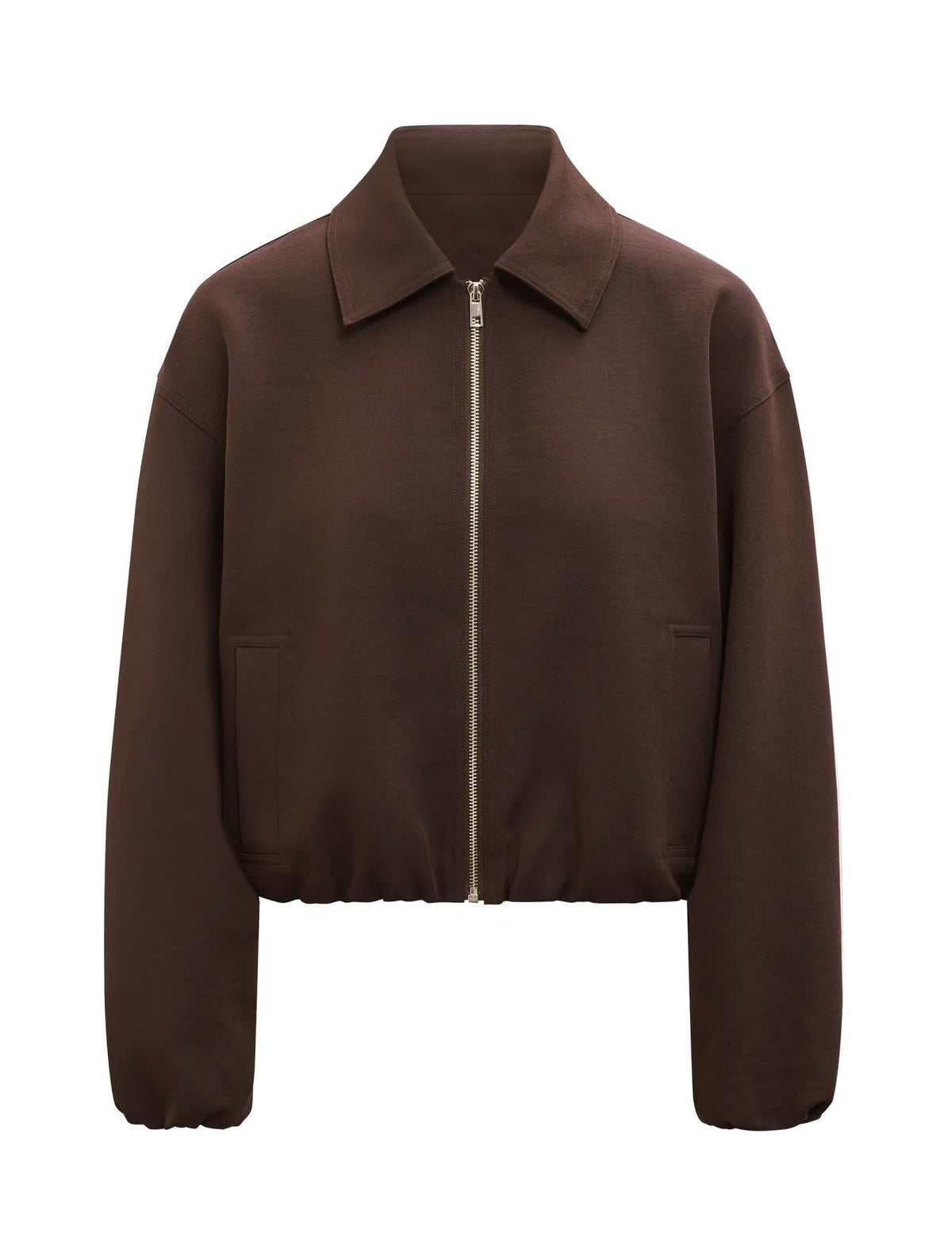 Lana Twill Jacket Dark Chocolate