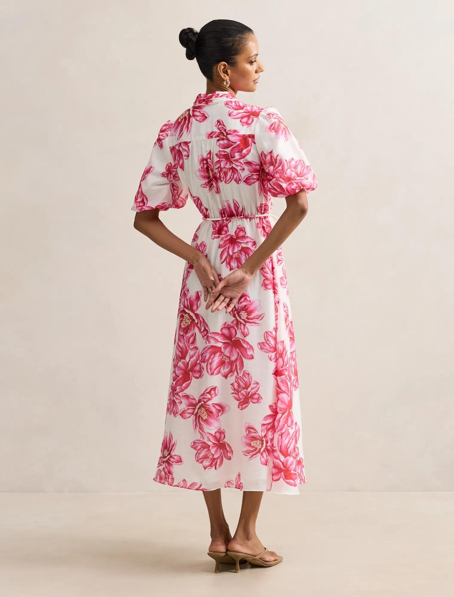 Macey Petite Printed Midi Dress Zila Floral